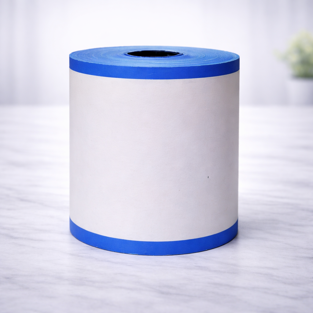 rollo papel quimico franja azul
