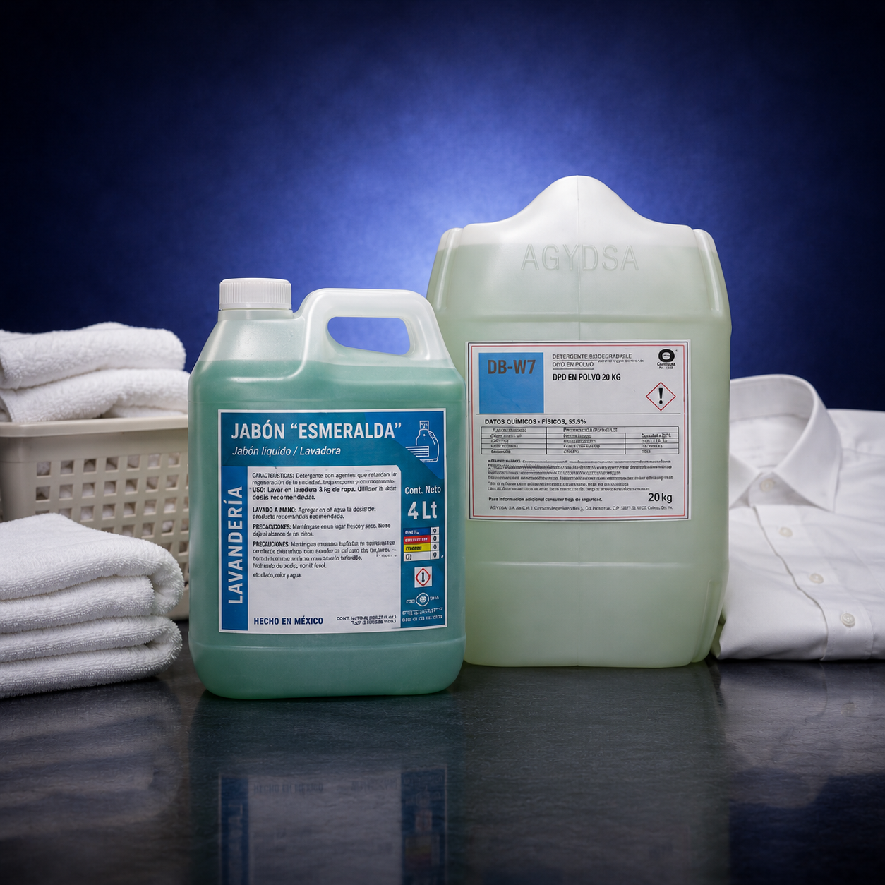 detergentes para lavanderias y tintorerias