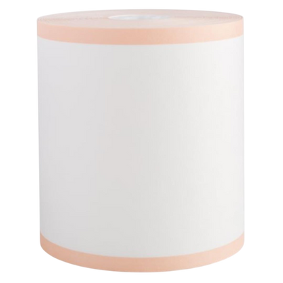 ROLLO PAPEL QUÍMICO FRANJA NARANJA, IDENTIFICADOR DE PRENDAS
