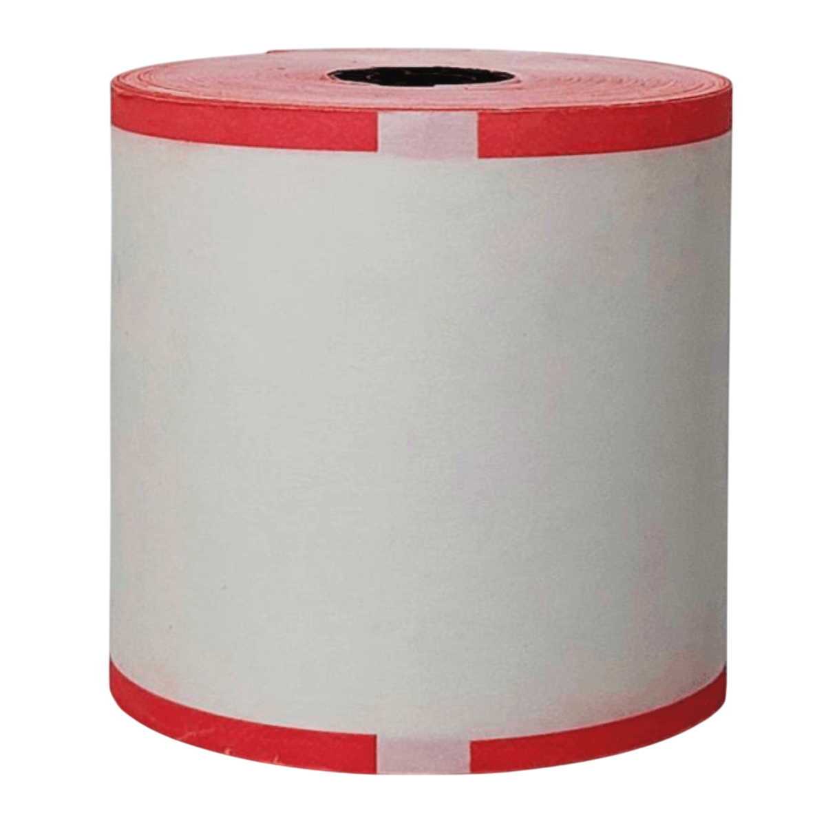 ROLLO PAPEL QUÍMICO FRANJA ROJA, IDENTIFICADOR DE PRENDAS