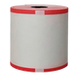 ROLLO PAPEL QUÍMICO FRANJA ROJA, IDENTIFICADOR DE PRENDAS