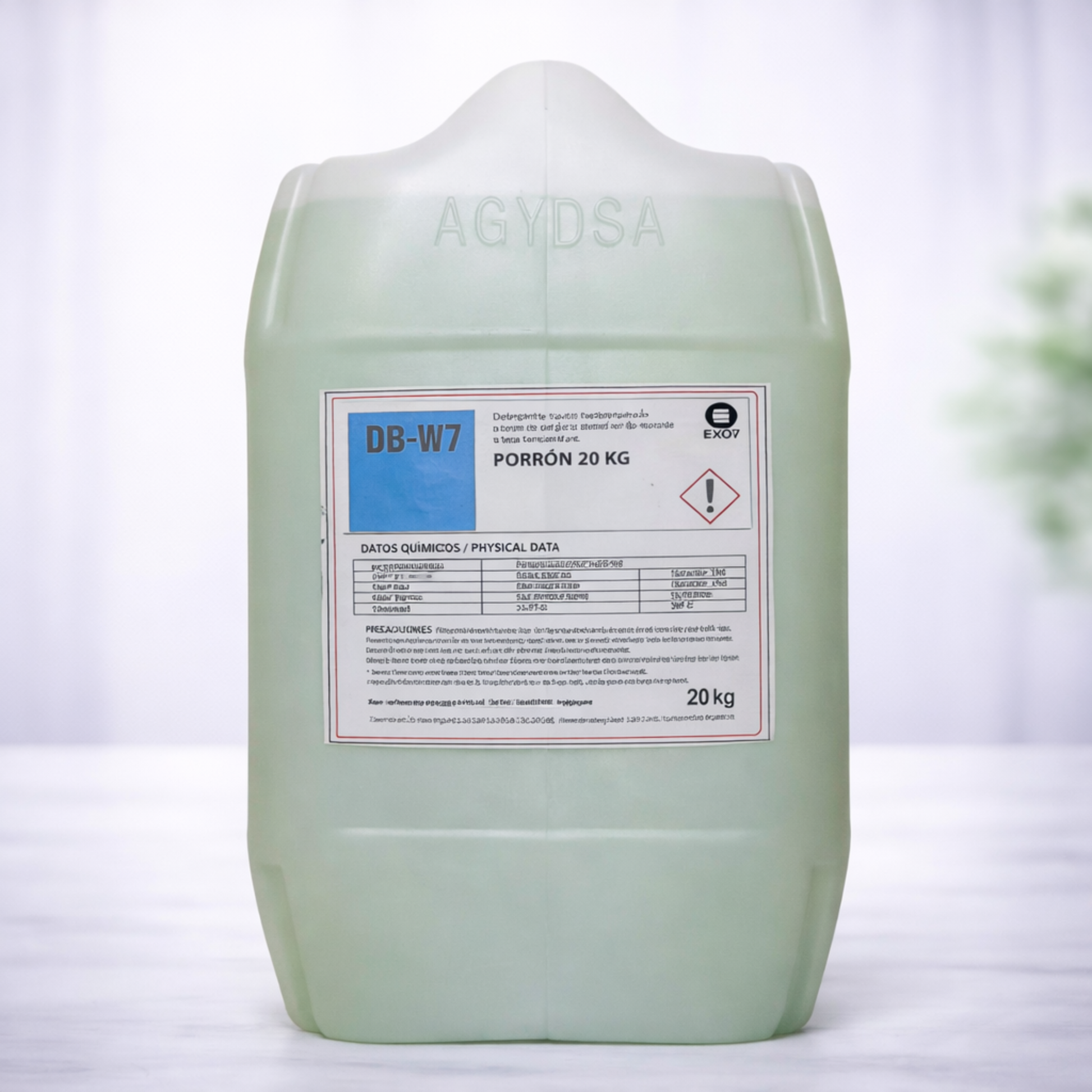 detergente abrillantador