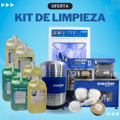 kit de limpieza sneaker clean pro para el emprendedor