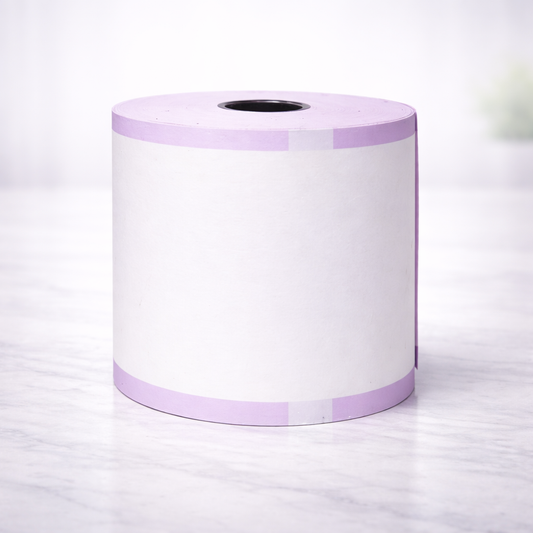 rollo papel quimico franja lila