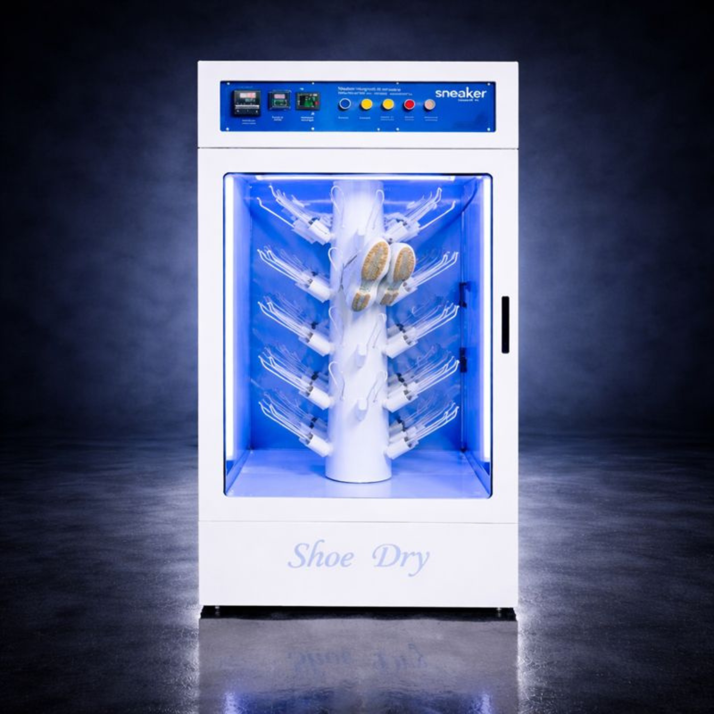 secadora rotativa para 25 pares de calzados sneaker clean pro - exo7
